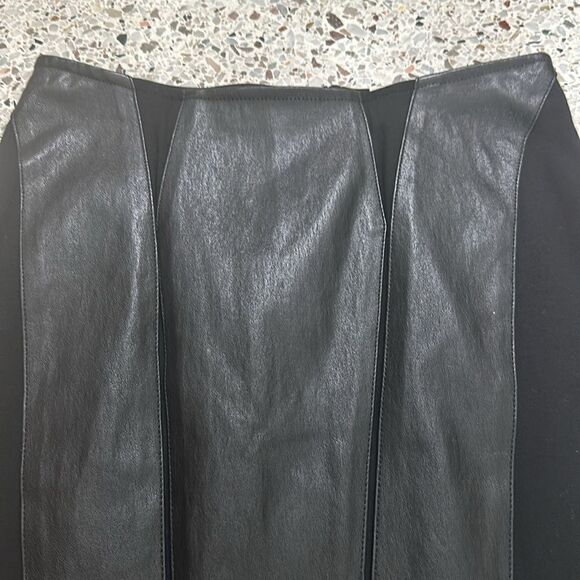 Helmut Lang black 100% lamb leather mini skirt 4 worn once - Picture 8 of 8